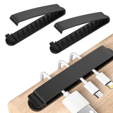 4Pcs Set Multi Slots Self Adhesive Cable Holder Cable Clips USB Charging Cable Management Clamp Wire Organizer