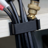 4Pcs Set Multi Slots Self Adhesive Cable Holder Cable Clips USB Charging Cable Management Clamp Wire Organizer