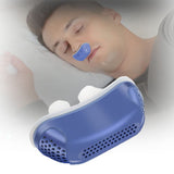 FancyGrab Electric Anti Snoring Devices Stop Snoring Nose Vents Plugs Mini Sleep Aid Stopper for Blocked Nostrils Blue