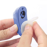 FancyGrab Electric Anti Snoring Devices Stop Snoring Nose Vents Plugs Mini Sleep Aid Stopper for Blocked Nostrils Blue