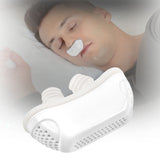 FancyGrab Electric Anti Snoring Devices Stop Snoring Nose Vents Plugs Mini Sleep Aid Stopper for Blocked Nostrils White