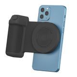 FancyGrab Handheld Bluetooth Magnetic Phone Selfie Holder Phone Charging Stand Tabletop Phone Holder Black