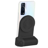 FancyGrab Handheld Bluetooth Magnetic Phone Selfie Holder Phone Charging Stand Tabletop Phone Holder Black