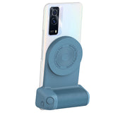 FancyGrab Handheld Bluetooth Magnetic Phone Selfie Holder Phone Charging Stand Tabletop Phone Holder Blue