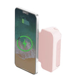 FancyGrab Handheld Bluetooth Magnetic Phone Selfie Holder Phone Charging Stand Tabletop Phone Holder Pink