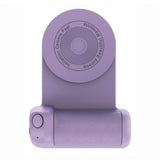 FancyGrab Handheld Bluetooth Magnetic Phone Selfie Holder Phone Charging Stand Tabletop Phone Holder Purple