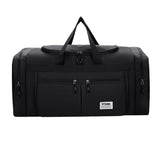 FancyGrab Large Capacity Mens Travel Duffle Bag Luggage Bag Water Resistant Gym Bag Sports Bag Handbags Black