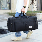 FancyGrab Large Capacity Mens Travel Duffle Bag Luggage Bag Water Resistant Gym Bag Sports Bag Handbags Blue