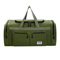 FancyGrab Large Capacity Mens Travel Duffle Bag Luggage Bag Water Resistant Gym Bag Sports Bag Handbags Green
