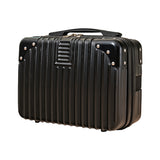 14 Inches Travel Suitcase Hard Shell Cosmetic Case Portable Carry Suitcase Black