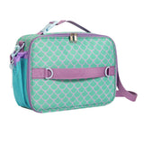 Cartoon Lunch Bag Thermal Insulated Bag Oblique Straddle Lunch Bag Blue