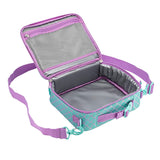 Cartoon Lunch Bag Thermal Insulated Bag Oblique Straddle Lunch Bag Blue
