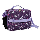 Cartoon Lunch Bag Thermal Insulated Bag Oblique Straddle Lunch Bag Purple
