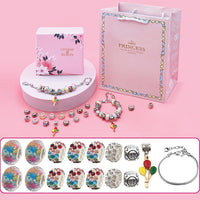 16Pcs DIY Bracelet Making Kit Charm Bracelets Kit Mother's Day Pendant Bracelet Ornaments Jewellery Crafts Set