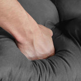 Hanging Egg Chair Cushion Sofa Swing Chair Seat Relax Cushion Padded Pad Covers Dark Grey