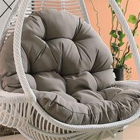 Hanging Egg Chair Cushion Sofa Swing Chair Seat Relax Cushion Padded Pad Covers Dark Grey