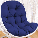 Hanging Egg Chair Cushion Sofa Swing Chair Seat Relax Cushion Padded Pad Covers Navy
