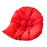 Hanging Egg Chair Cushion Sofa Swing Chair Seat Relax Cushion Padded Pad Covers Red