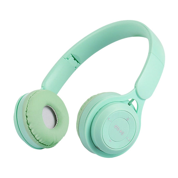 Y08 Wireless Foldable Headphones with Microphone Bluetooth Earphone Green