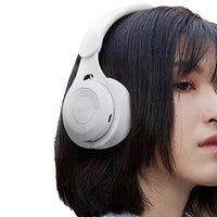 Y08 Wireless Foldable Headphones with Microphone Bluetooth Earphone White