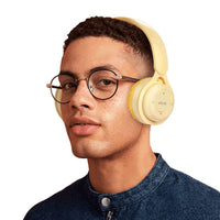 Y08 Wireless Foldable Headphones with Microphone Bluetooth Earphone Yellow