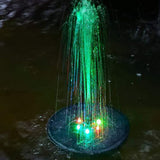 Floating Solar Fountain Water Pump for Pool Garden Pond