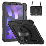 Protector Case Shockproof Protective Cover with Stand Hand Shoulder Strap for iPad Pro 11/Air 4 10.9 2020/Air 5 2022 Black