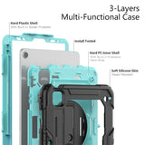 Protector Case Shockproof Protective Cover with Stand Hand Shoulder Strap for iPad Pro 11/Air 4 10.9 2020/Air 5 2022 Light Blue