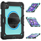 Protector Case Shockproof Protective Cover with Stand Hand Shoulder Strap for iPad Pro 11/Air 4 10.9 2020/Air 5 2022 Light Blue