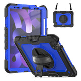 Protector Case Shockproof Protective Cover with Stand Hand Shoulder Strap for iPad Pro 11/Air 4 10.9 2020/Air 5 2022 Dark Blue