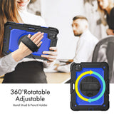 Protector Case Shockproof Protective Cover with Stand Hand Shoulder Strap for iPad Pro 11/Air 4 10.9 2020/Air 5 2022 Dark Blue
