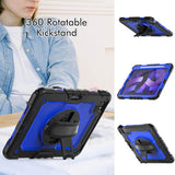 Protector Case Shockproof Protective Cover with Stand Hand Shoulder Strap for iPad Pro 11/Air 4 10.9 2020/Air 5 2022 Dark Blue