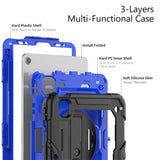 Protector Case Shockproof Protective Cover with Stand Hand Shoulder Strap for iPad Pro 11/Air 4 10.9 2020/Air 5 2022 Dark Blue