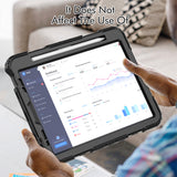 Protector Case Shockproof Protective Cover with Stand Hand Shoulder Strap for iPad Pro 11/Air 4 10.9 2020/Air 5 2022 Black
