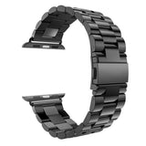 Stainless Steel iWatch Band Metal Strap For Apple Watch-42-44-45mm Black