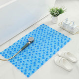 43 x 73cm Non-Slip Bath Mat Shower Mats PVC Bathroom Suction Floor Mat Blue
