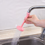 2Pack Swivel Water Saver Tap Aerator Diffuser Faucet Nozzle Filter Connector Kitchen Tool-Pink