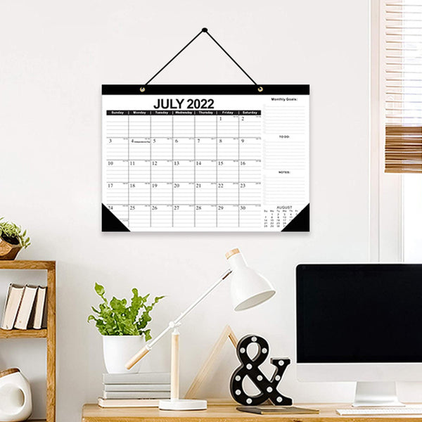 18 Monthly Desk Calendar 2023 with To-do List & Notes Content -Style 1