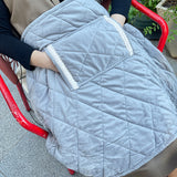 Portable Heated Travel Blanket USB Thermostatic Heating Pad Grey