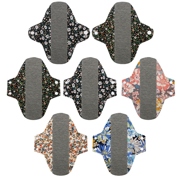 7Pcs Reusable Period Pads Graphene washable Menstrual Pads