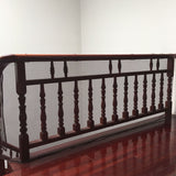 3M Baby Safety Stair Net Home Banister Protective Fine Mesh Child Kid Secure Guard-Coffee
