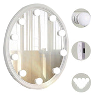 10 Bulbs 10 Level Brightness Adjustable LED Vanity Mirror USB Light Kit