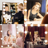 10 Bulbs 10 Level Brightness Adjustable LED Vanity Mirror USB Light Kit