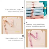 10Pcs 24x37.5CM Shirt Folding Board Clothes Folders
