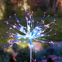 2 X DIY Solar Powered LED Lights Garden Decorative Lamps Home Decor
