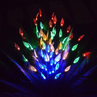 3PCS Solar Powered LED Leaf Tree Branch Lights Set