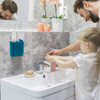 4-Piece Set Wall Mount Toothbrush Holders