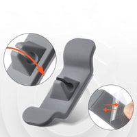 2pcs Cord Organizer Stick on Kitchen Appliances for Home Appliances Cable Grey