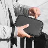 RFID Travel Passport Holder Passport Wallet for Family Black