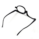 2Pcs Rotatable Magnifying Reading Flip Eyeglasses Foldable Women Reading Glasses Make Up Spectacles-1.0 Positive Diopter